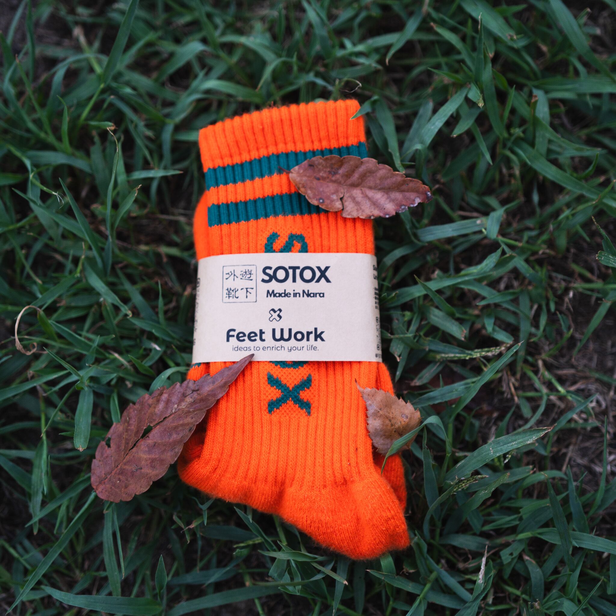 ORANGExGREEN irodori sox Freeサイズ（24cm~27cm) | SOTOX
