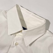 00s DSQUARED2 ディースクエアード 裾ギャザー ハーフボタン 長袖シャツ 38/ホワイト レディース オールド