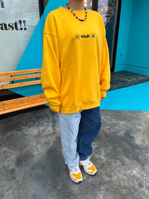 MARKGONZALES × number　 BIGCREWNECK 　yellow　ＸＬ