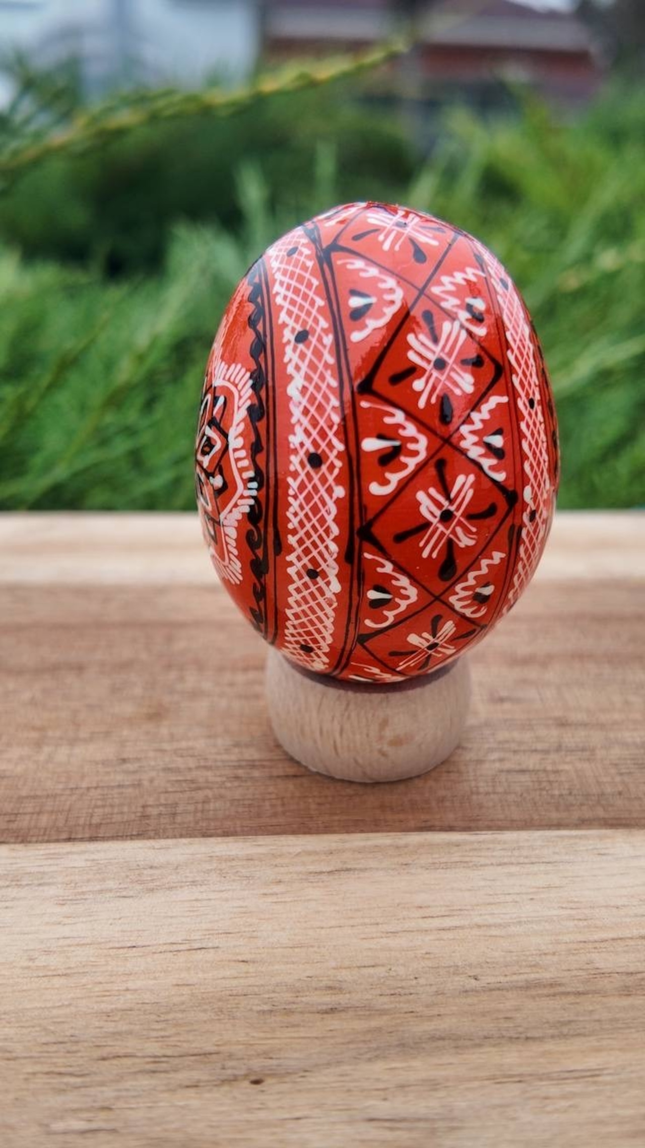 装飾用プィサンカ（イースターエッグ）with stand　コロミヤ博物館モデル - 2