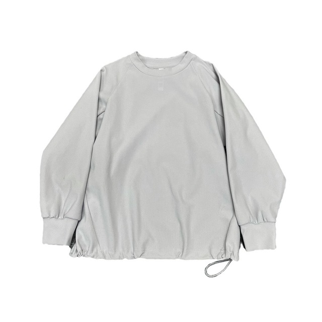 《MOUNTEN. 2024SS》stretch mesh pullover / gray