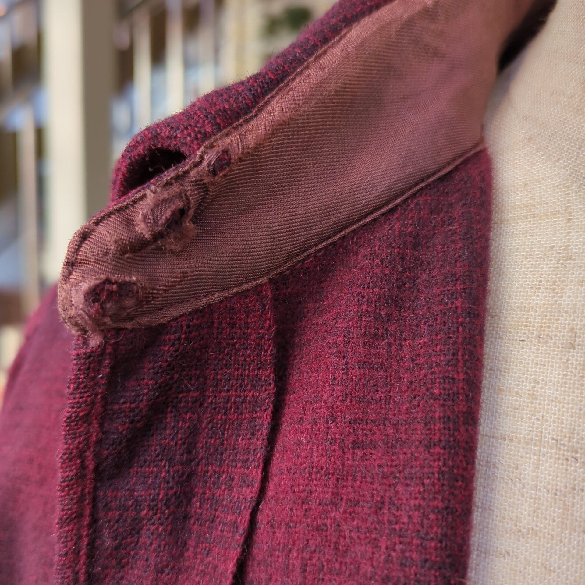 40's Vintage “PENDLETON” “Ombre Plaid” Wool shirts / 40年代