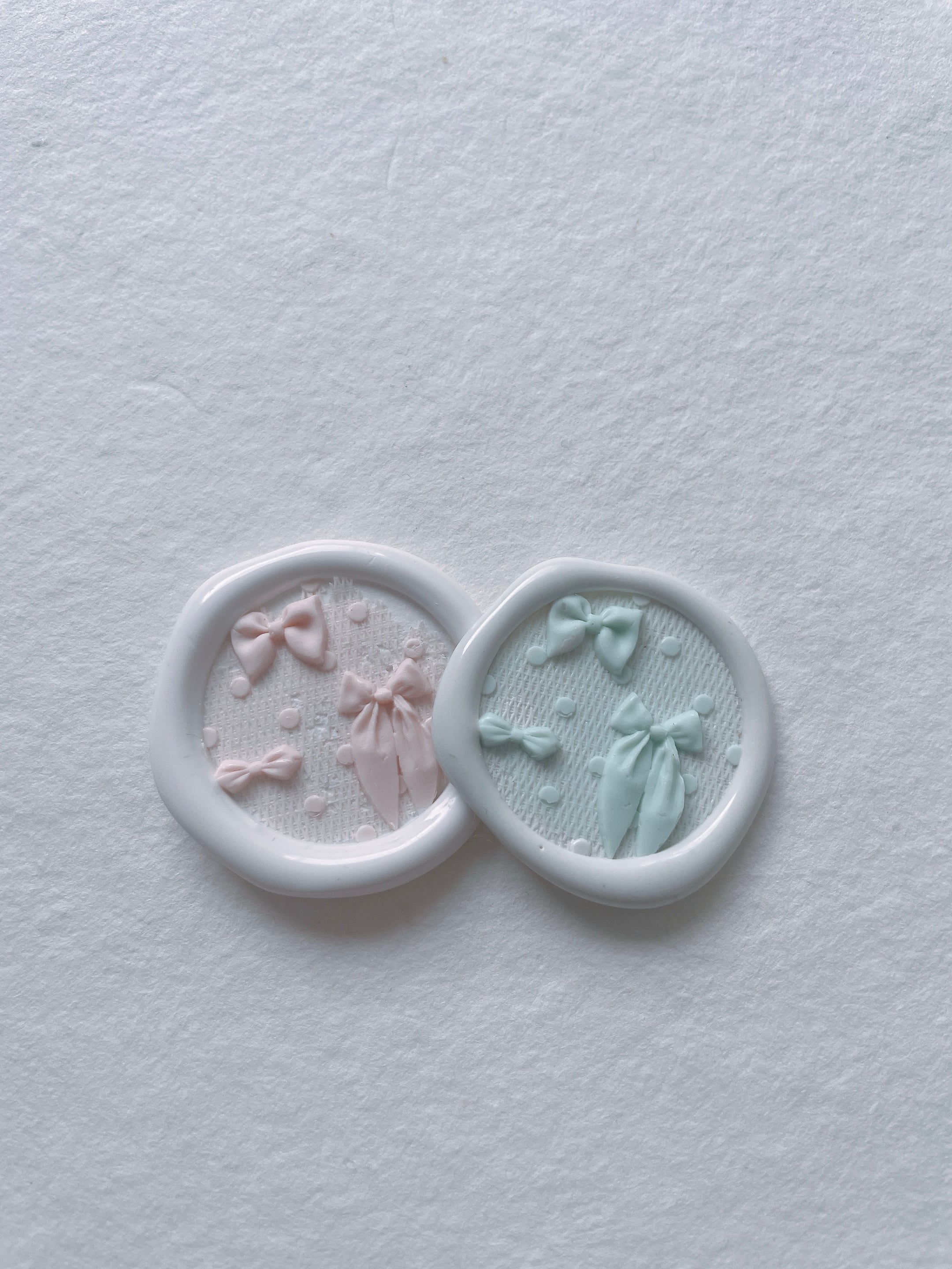 Wax Stamp - ドット&リボン