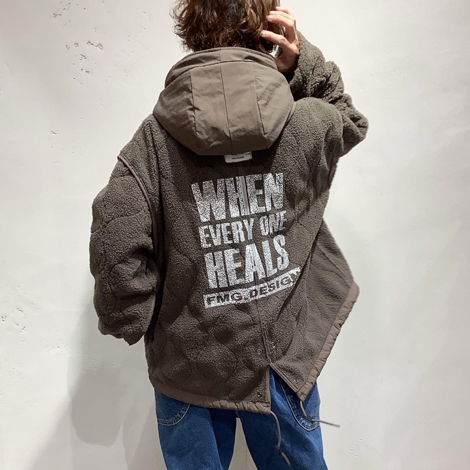 CLOCHE(クロッシェ)】スタンドカラーウールポンチョコート［552-84504