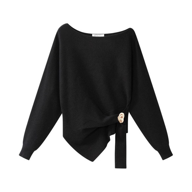 全3色/Metal accent dolman knit　B791