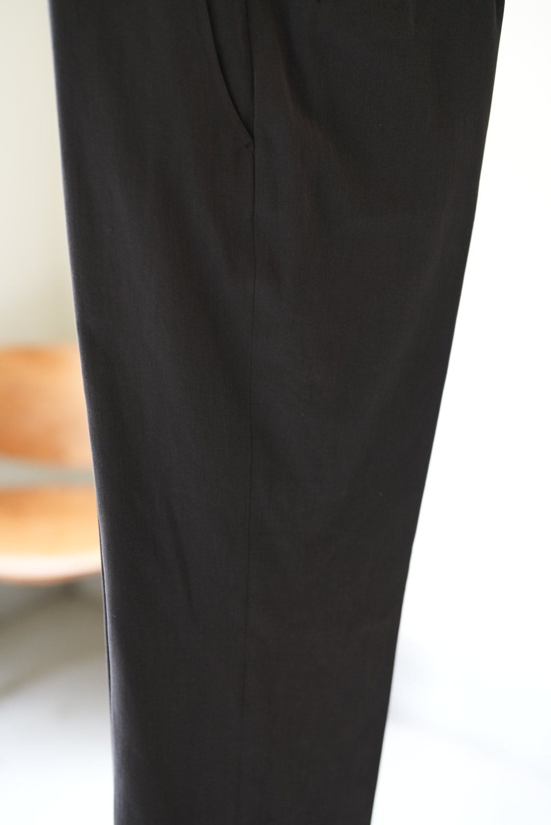 MAATEE&SONS CHINO TROUSER -GRAYSHAMBRAY- | TOMMY'S KURAMAE