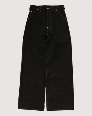 daisuke tanabe coffee black denim trousers