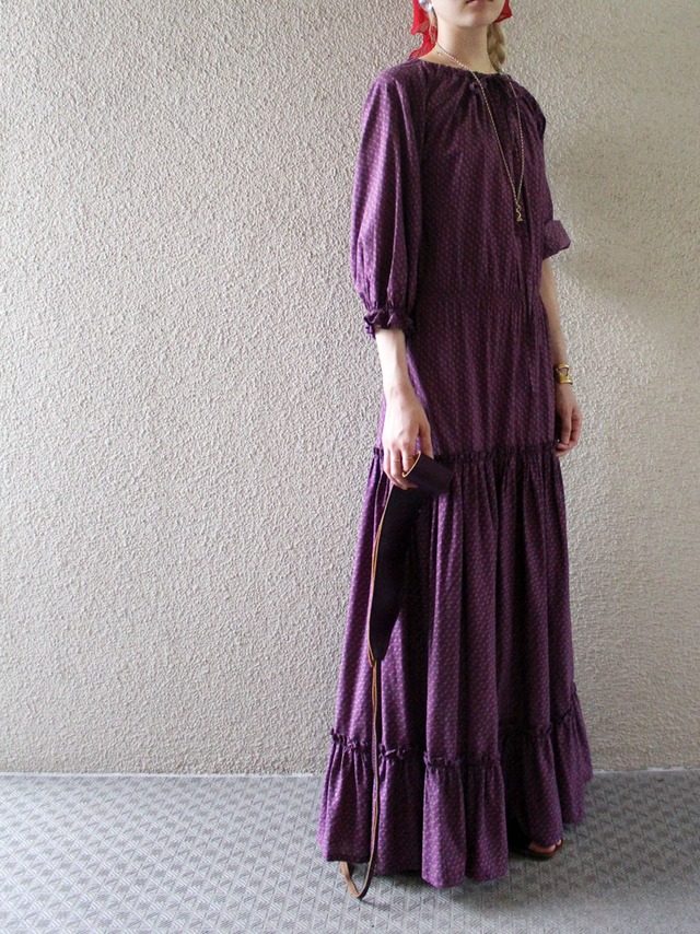 70's cotton dress