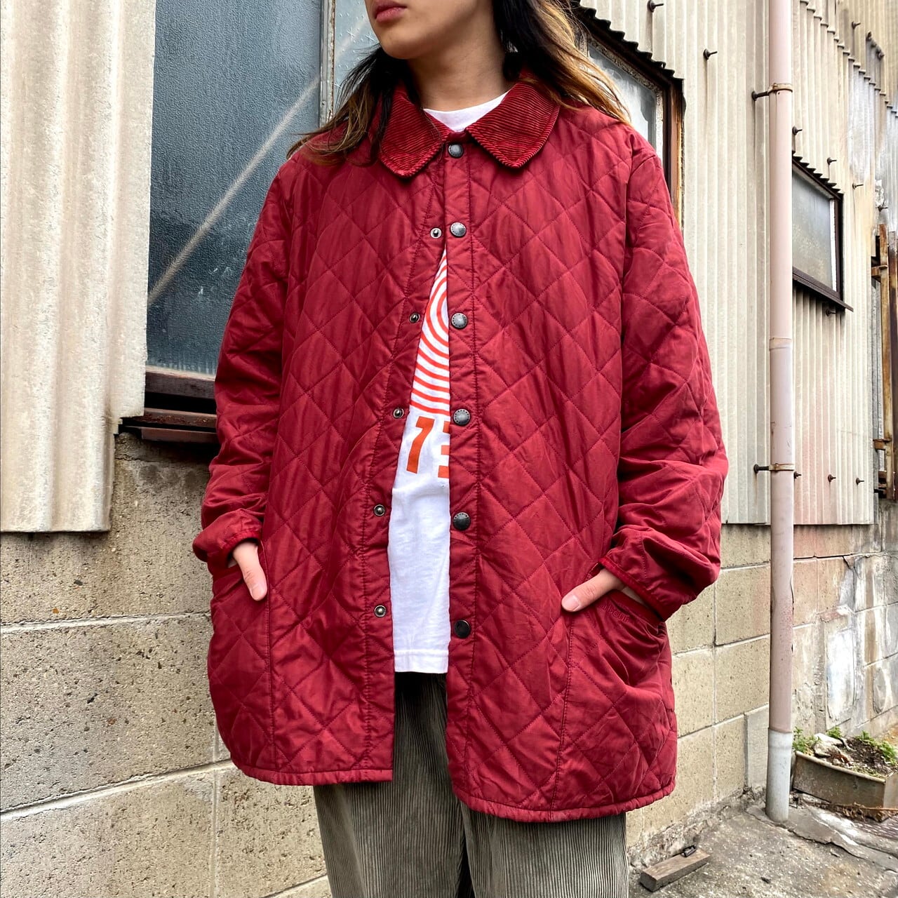 Barbour キルティングジャケット XL