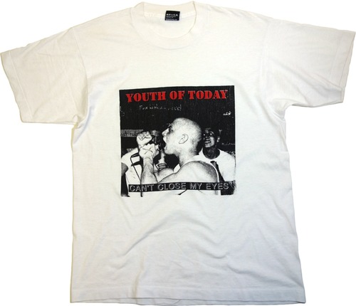 【L】 80〜90s YOUTH OF TODAY T-SHIRT "CAN'T CLOSE MY EYES"