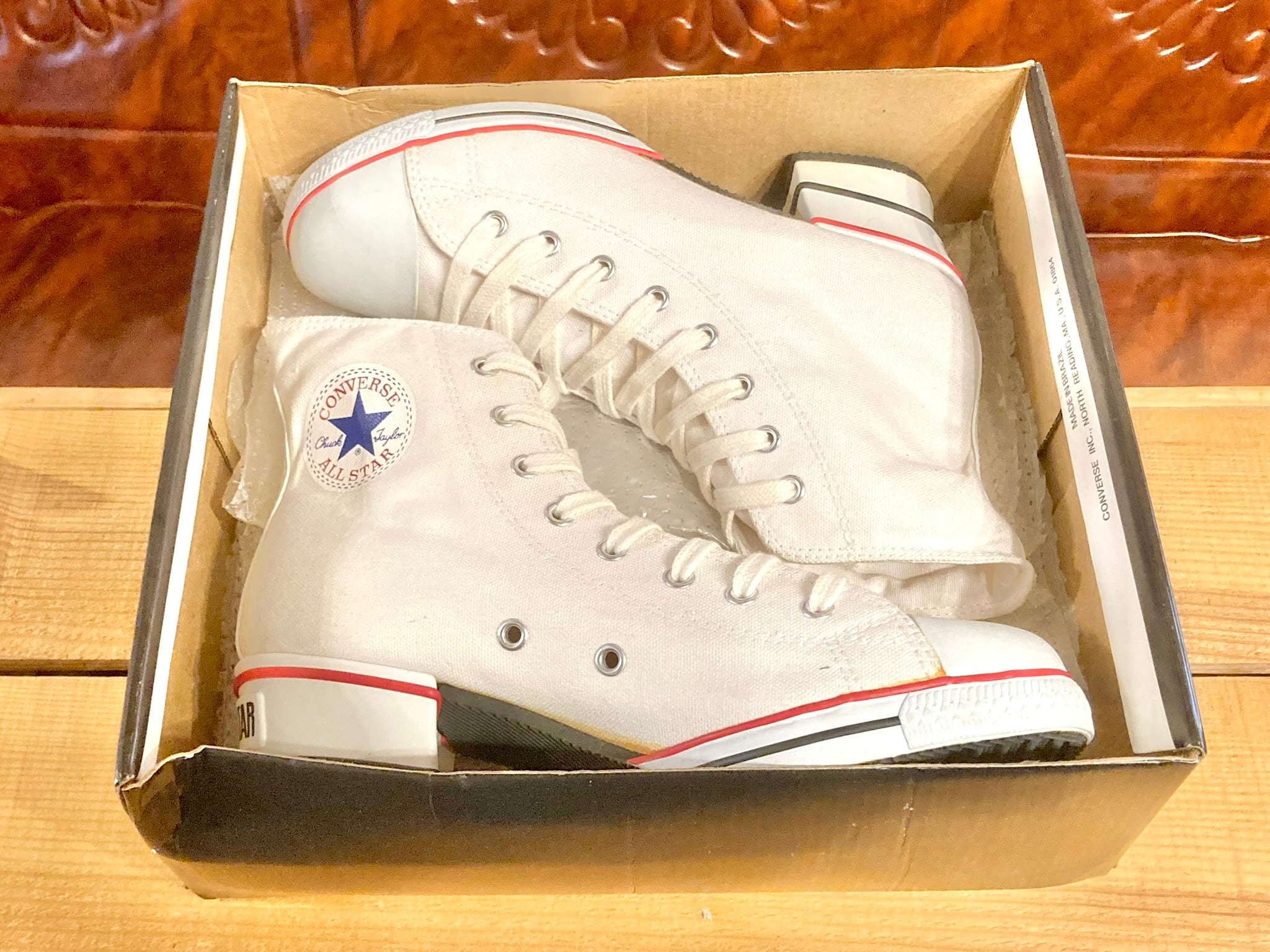 converse（コンバース）HI HEELED（ハイヒールド） Hi 7 24cm 白 厚底