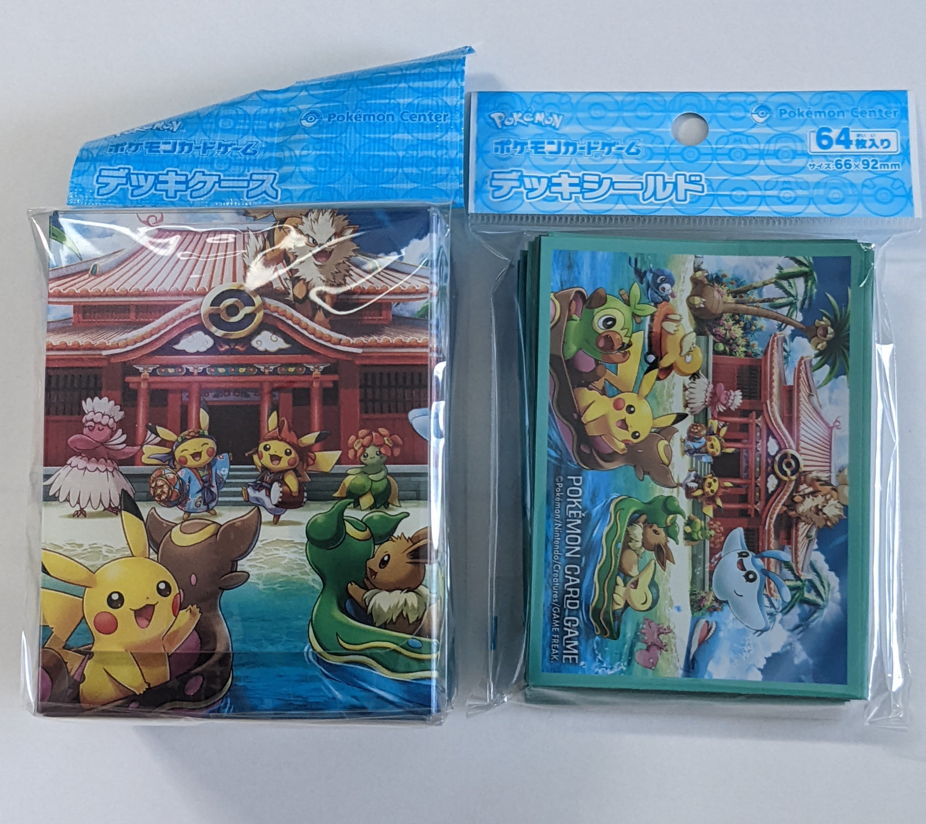 ★韓国★ポケモン ポケセン限定 プレイマット デッキケース 日本未入荷 ポケカ