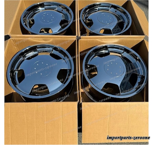 20インチ 鍛造 L スタイル クローム ホイール フィット メルセデスベンツ W140 20x9.5 オフセット40 -BRN-12672 鍛造 ★