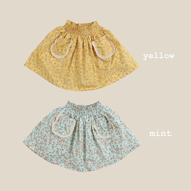 【即納】<Poisson>  Flower skirt