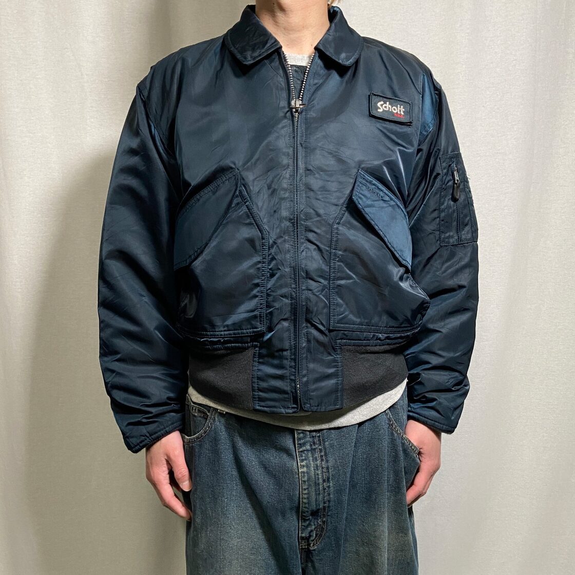 Schott ショット CWU-R ミリタリー フライトジャケット メンズM相当 