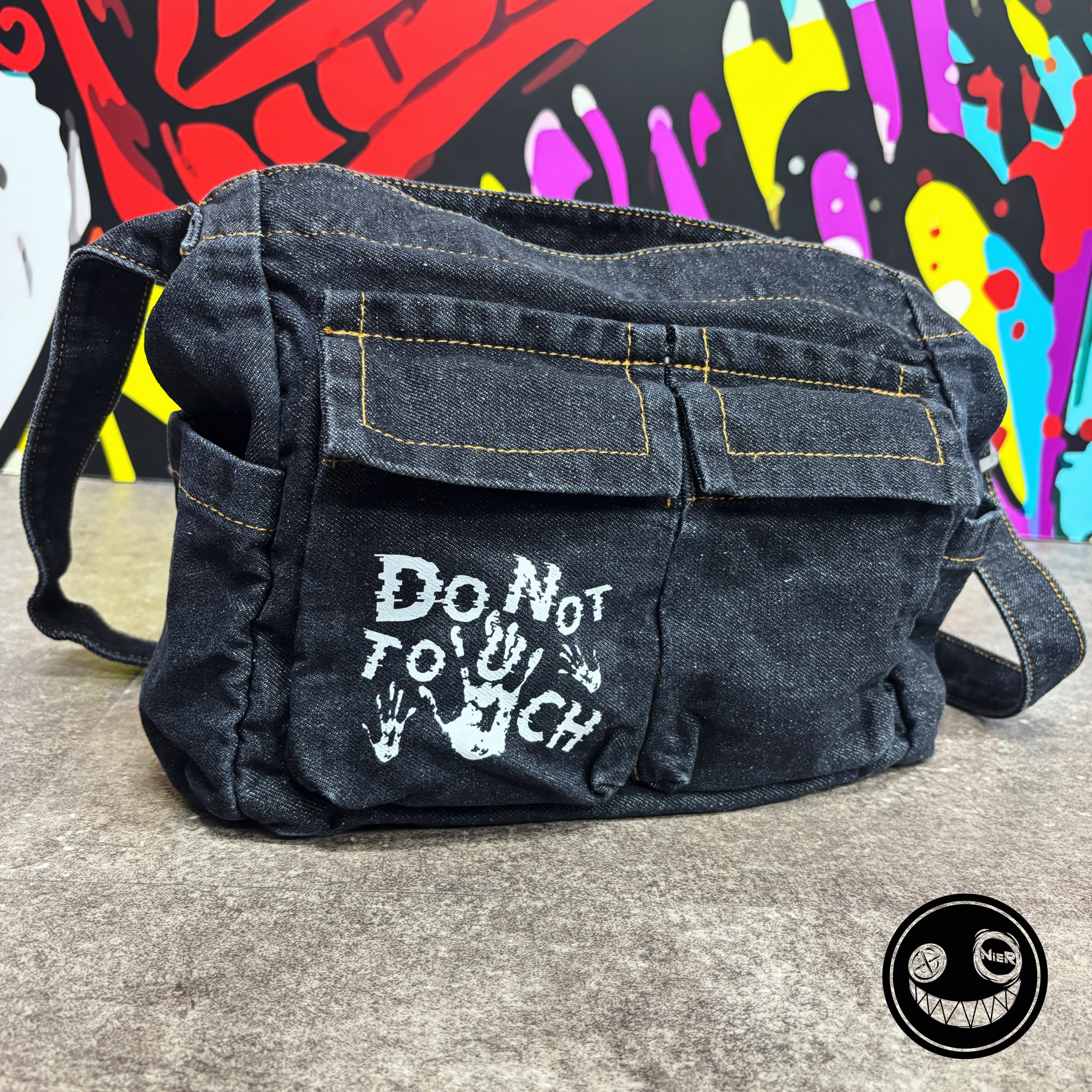 先着77点ばら撒きイベント》DENIM MULTI POCKET SHOULDER BAG【Do Not