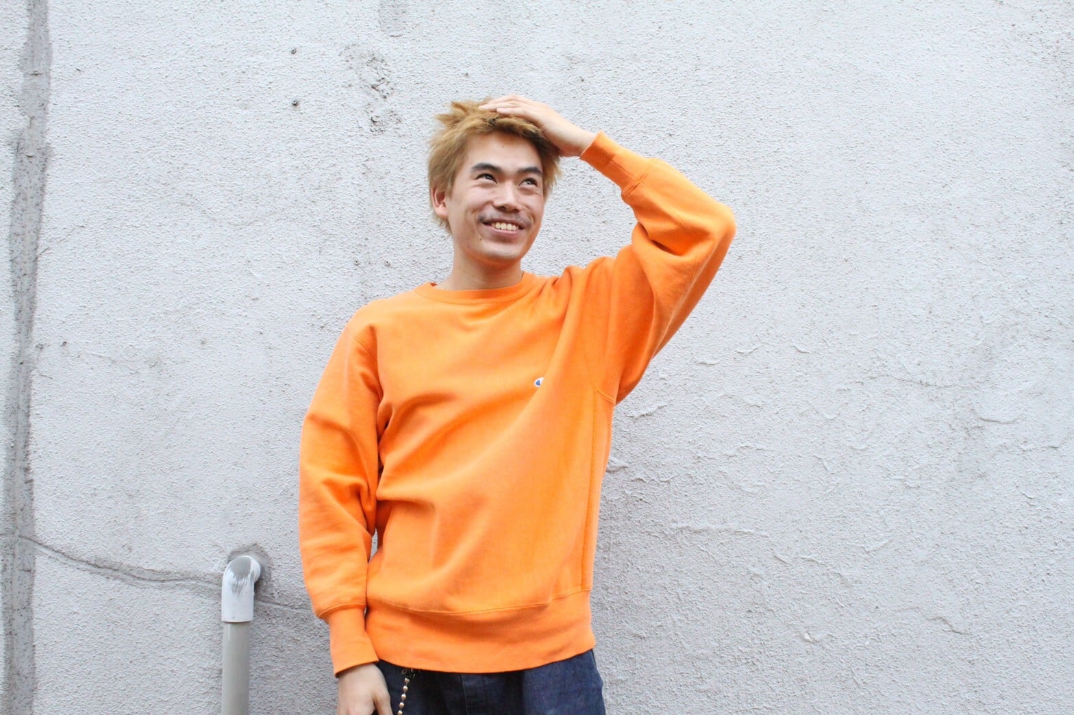 90s reverse weave リバースウィーブ　サイズL オレンジカラー 90s reverse weave リバースウィーブ サイズL オレンジカラー