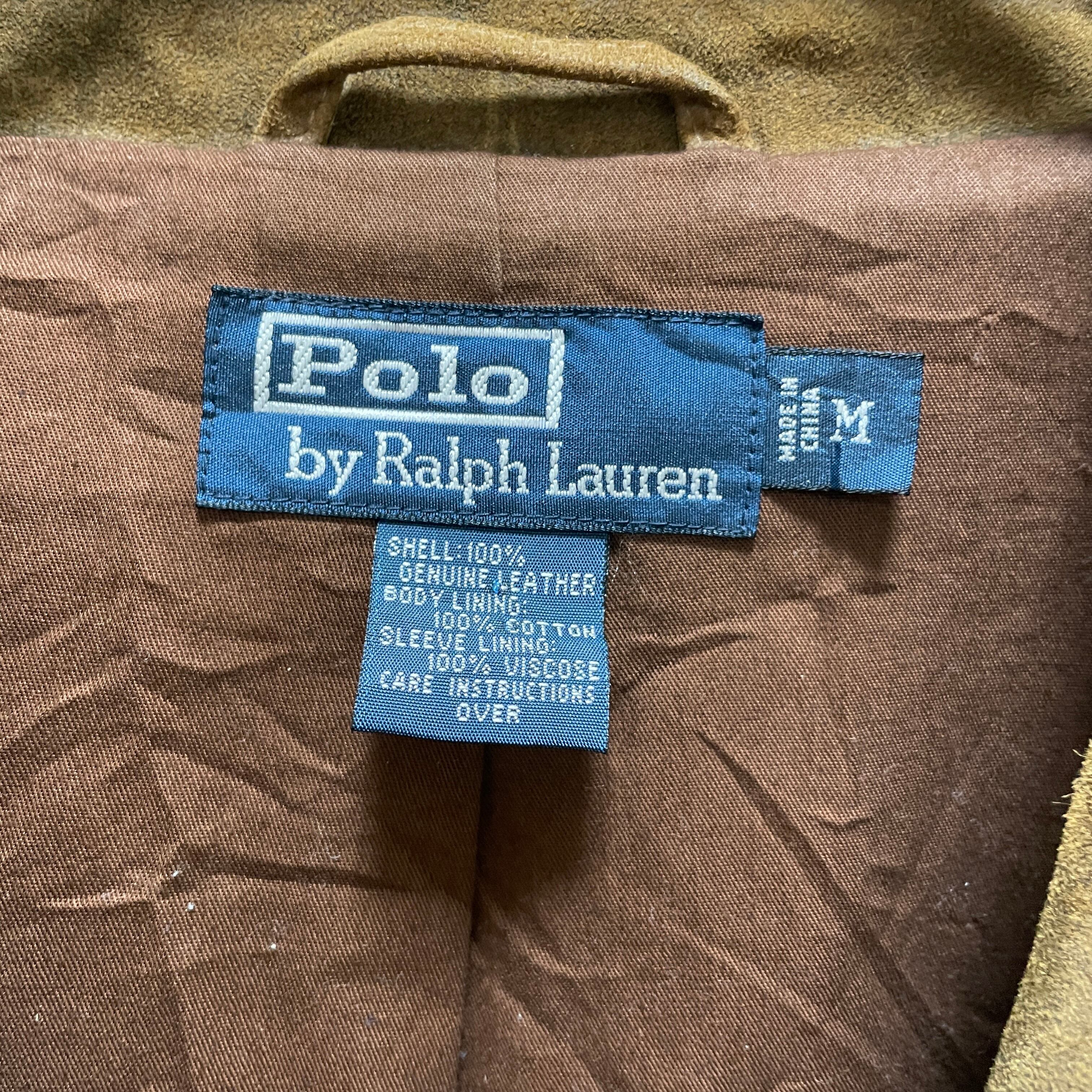 Polo by Ralph Lauren 90s オイルドレザージャケット デッドストック