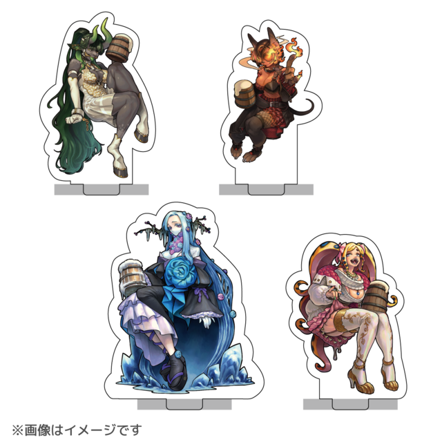 【イベント受取】BGBE① 1/31（土） 1200-1600　「ナイトフラワーズ拡張　ケイオスメイト　アクリル駒セット（4種・各１個）」