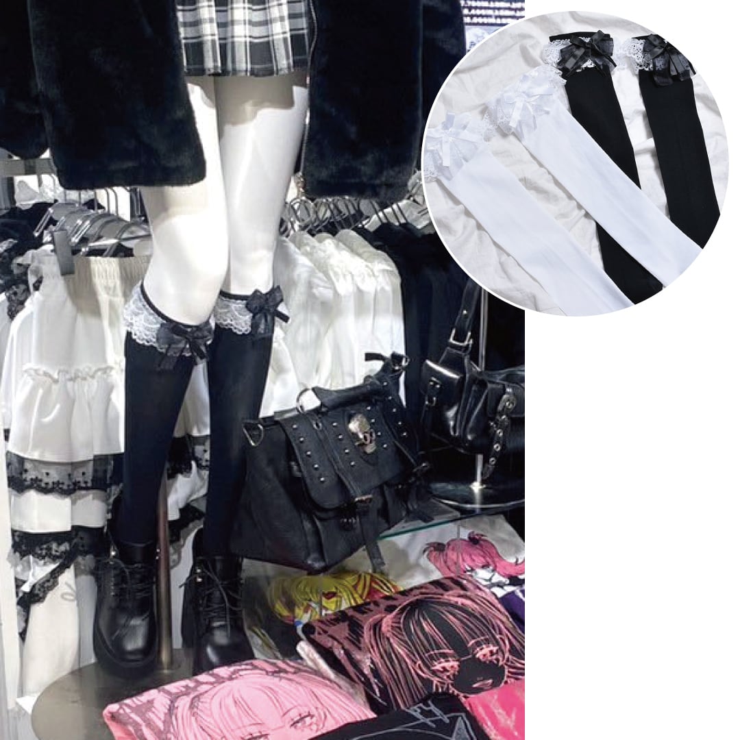 フリルリボンハイソックス | VOLCAN&APHRODITE