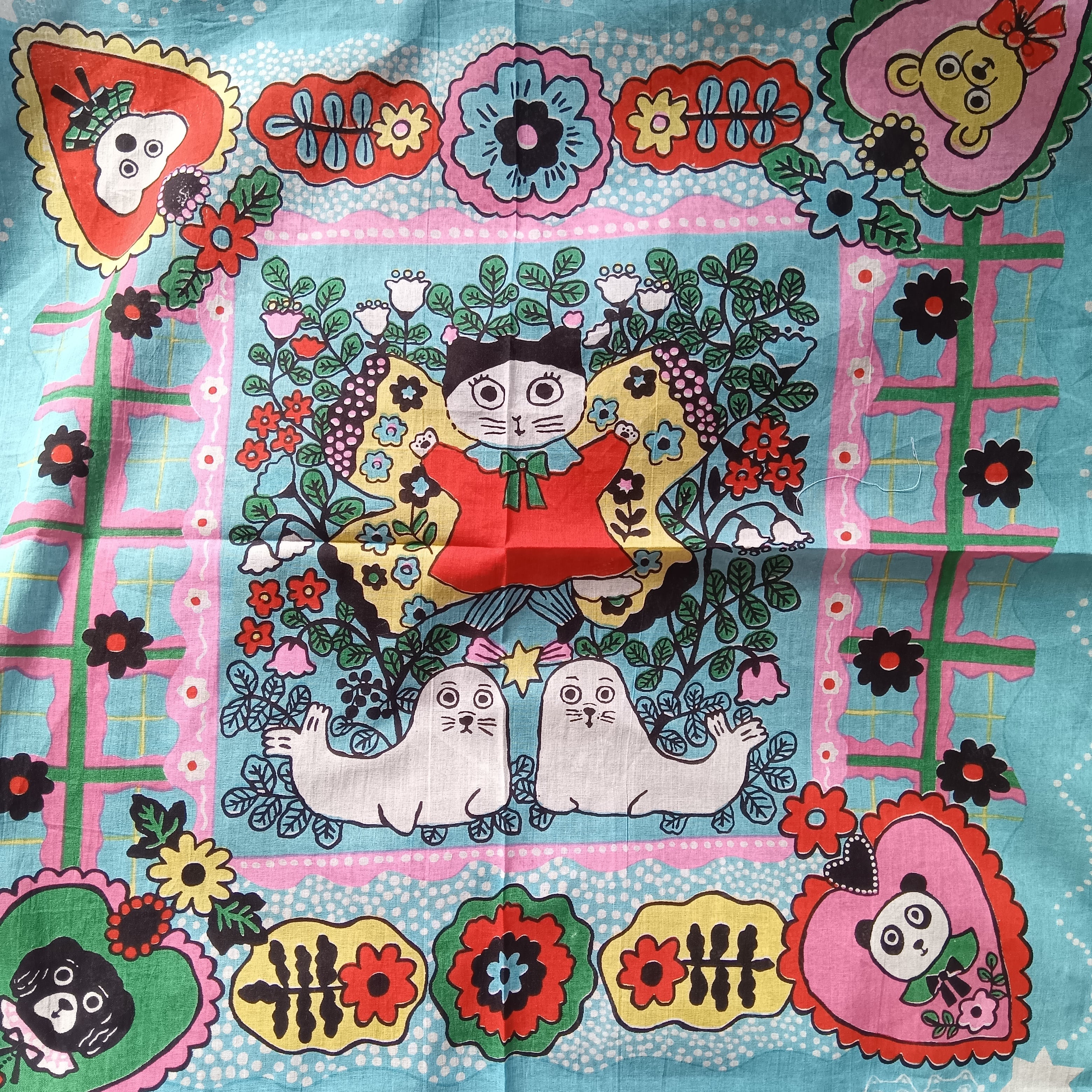 北岸由美　マルチファブリック Afternoon Tea（アフタヌーンティー） ラグ ラグマット マルチ