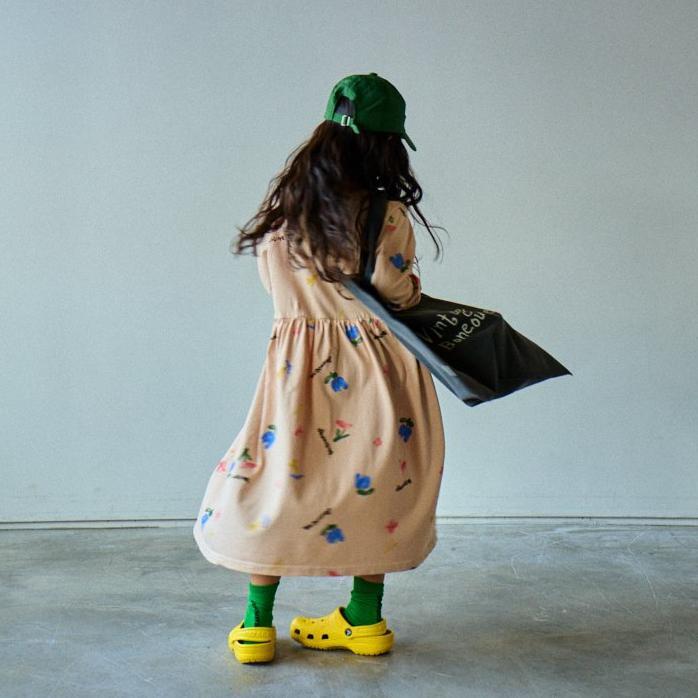 «予約»«Boneoune» フラワーワンピース