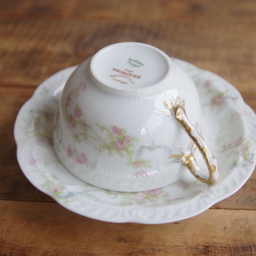 HAVILAND アビランド リモージュ DECOR INALTERABLE カップ＆ソーサー 