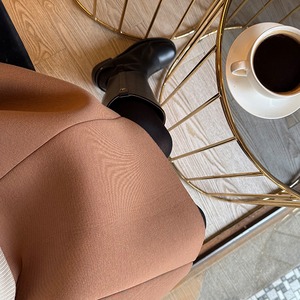 ★即日配送★yumeribonボンディング スカート(キャメル48)【公式】