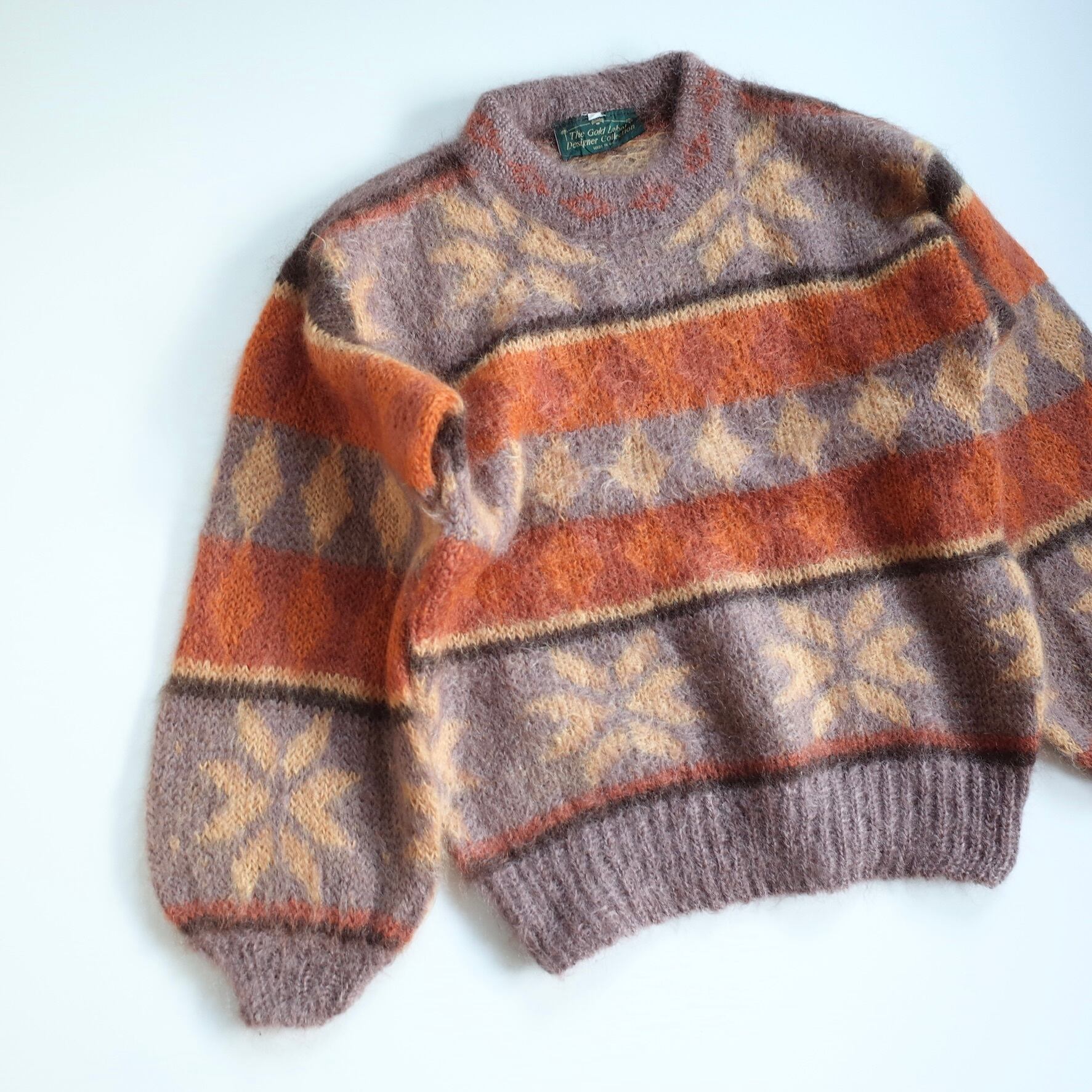 UK nordic mohair sweater