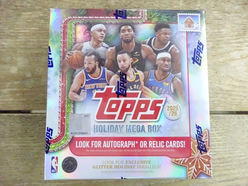 NBA 2025-26 TOPPS HOLIDAY MEGA BOX 未開封 1BOX