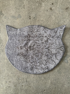 ヴィンテージ　トルコラグ　トルコ絨毯　キャットマット　50x40　CAT18