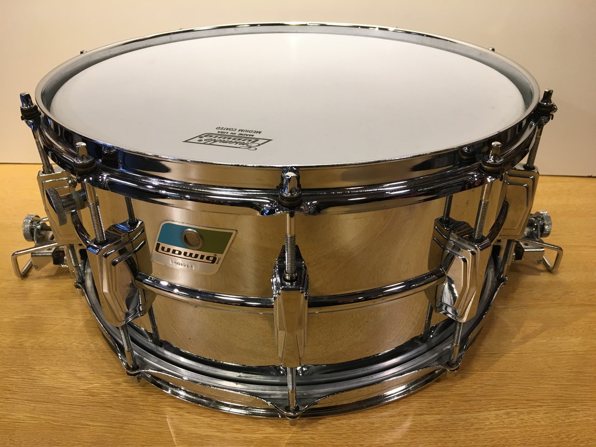 Vintage]Ludwig 70s Super-Sensitive Snare 411 14x6.5 | DRUM SHOP ACT 