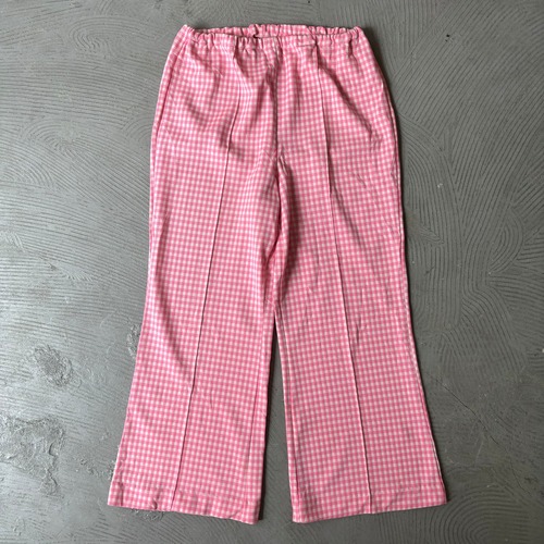 70's Checkered pants (B230)