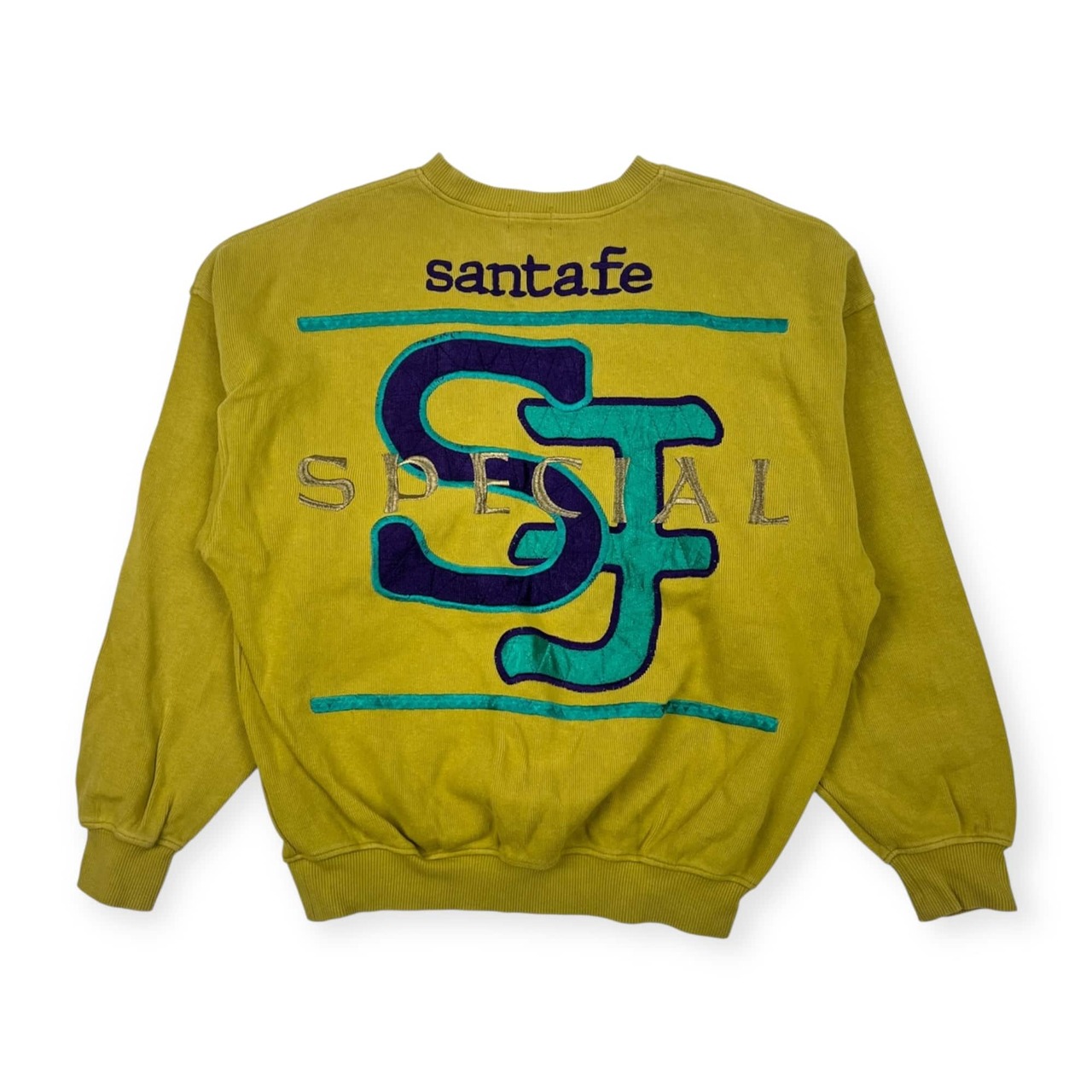 Santa Fe サンタフェ 背面デザイン トレーナー 4/グリーン イエロー系 メンズ