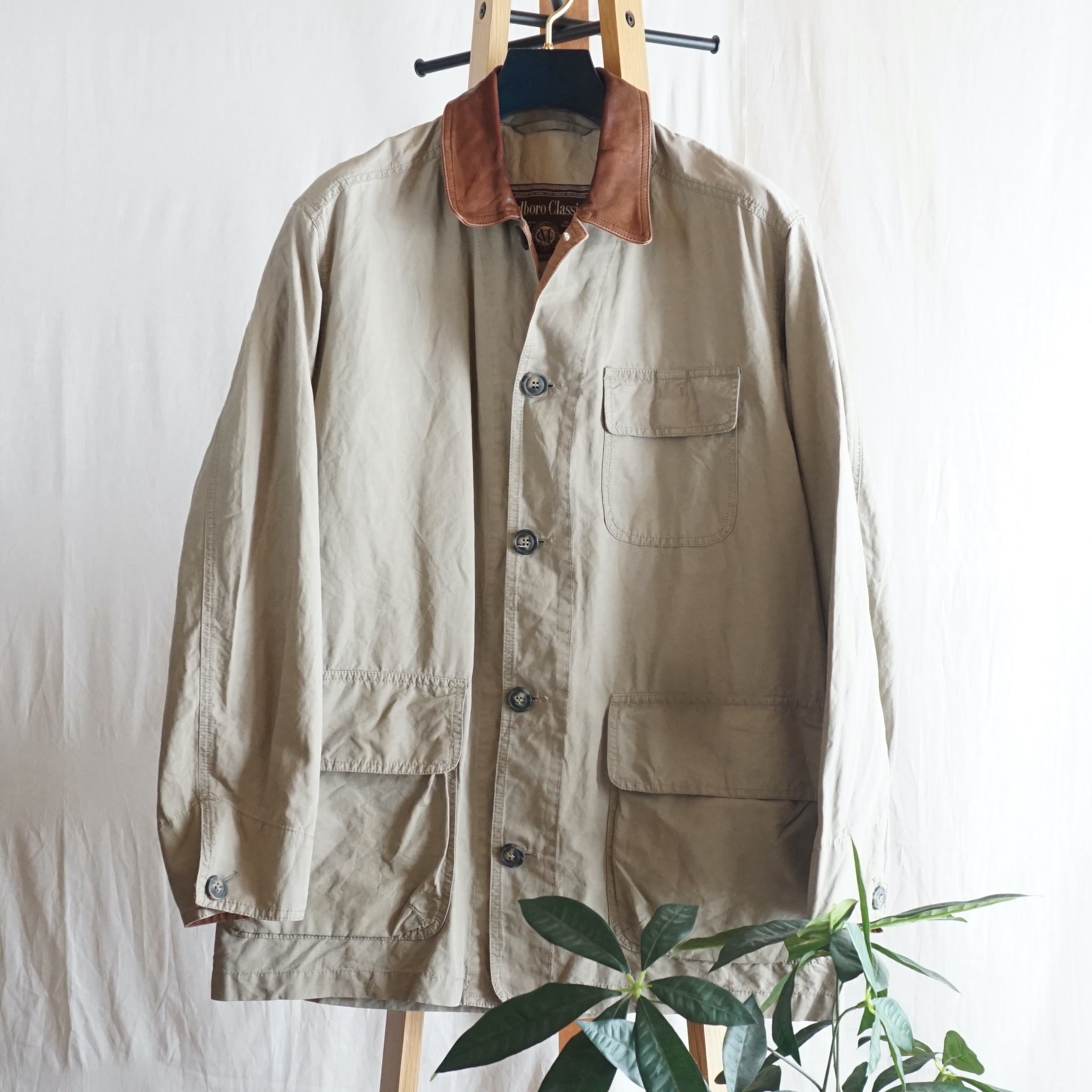 ノーカラー ハンティングジャケット コーデュロイ /ヨーロッパビンテージ