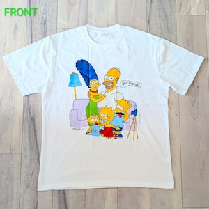 【 The Simpsons( ザ・シンプソンズ ) 】『 シンプソンファミリー 』写真撮ってもハチャメチャTシャツ(笑)〚アメリカン雑貨 アメトイ〛