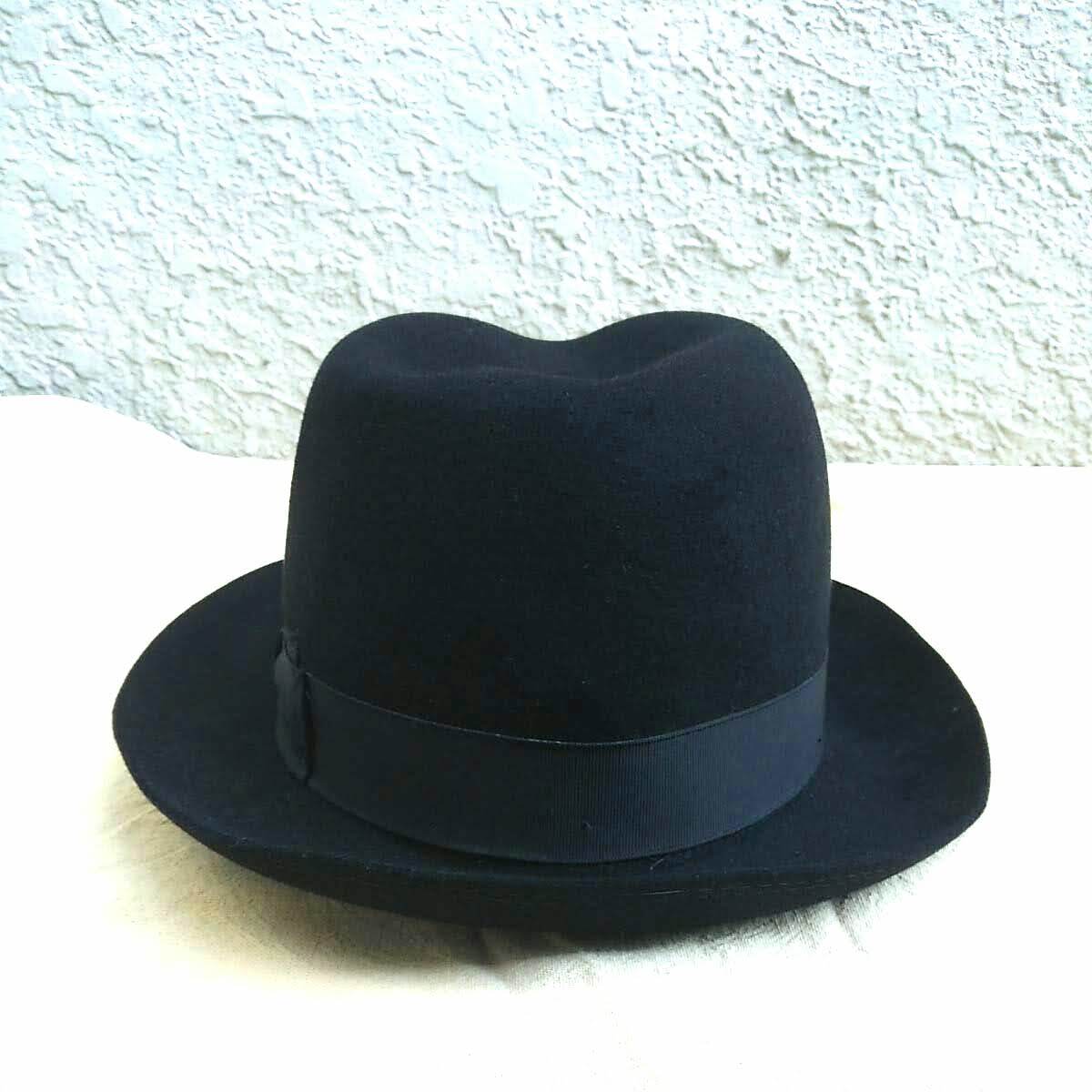 イタリア製】ボルサリーノBorsalino/美品/ラビットファー×フェルト ...