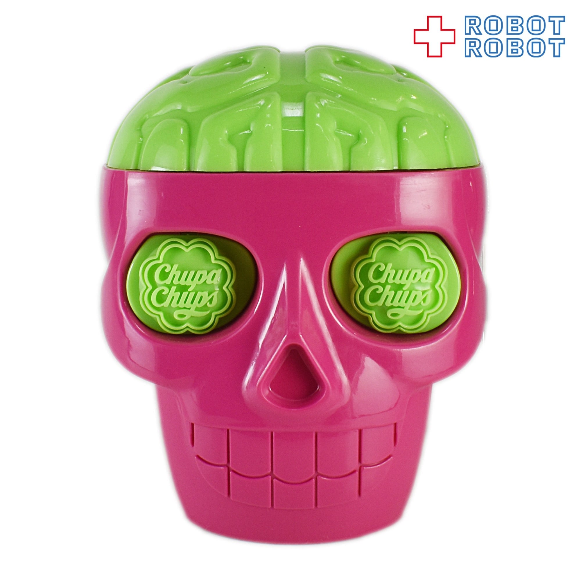 Chupa Chups 頭蓋骨型お菓子入れ チュッパチャップス スカル3D ミニケース | ROBOTROBOT