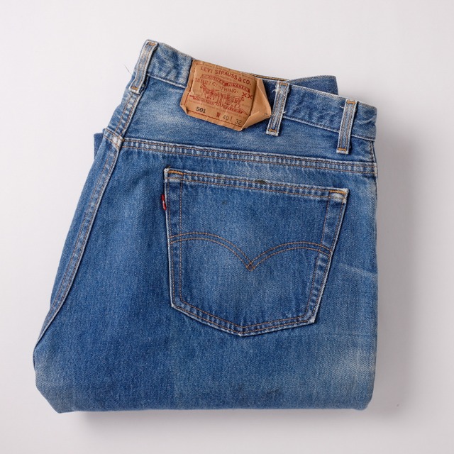 【濃紺】Vintage Levi's 501 W40 実寸W38 オリジナル ヴィンテージ リーバイス アメカジ USA製