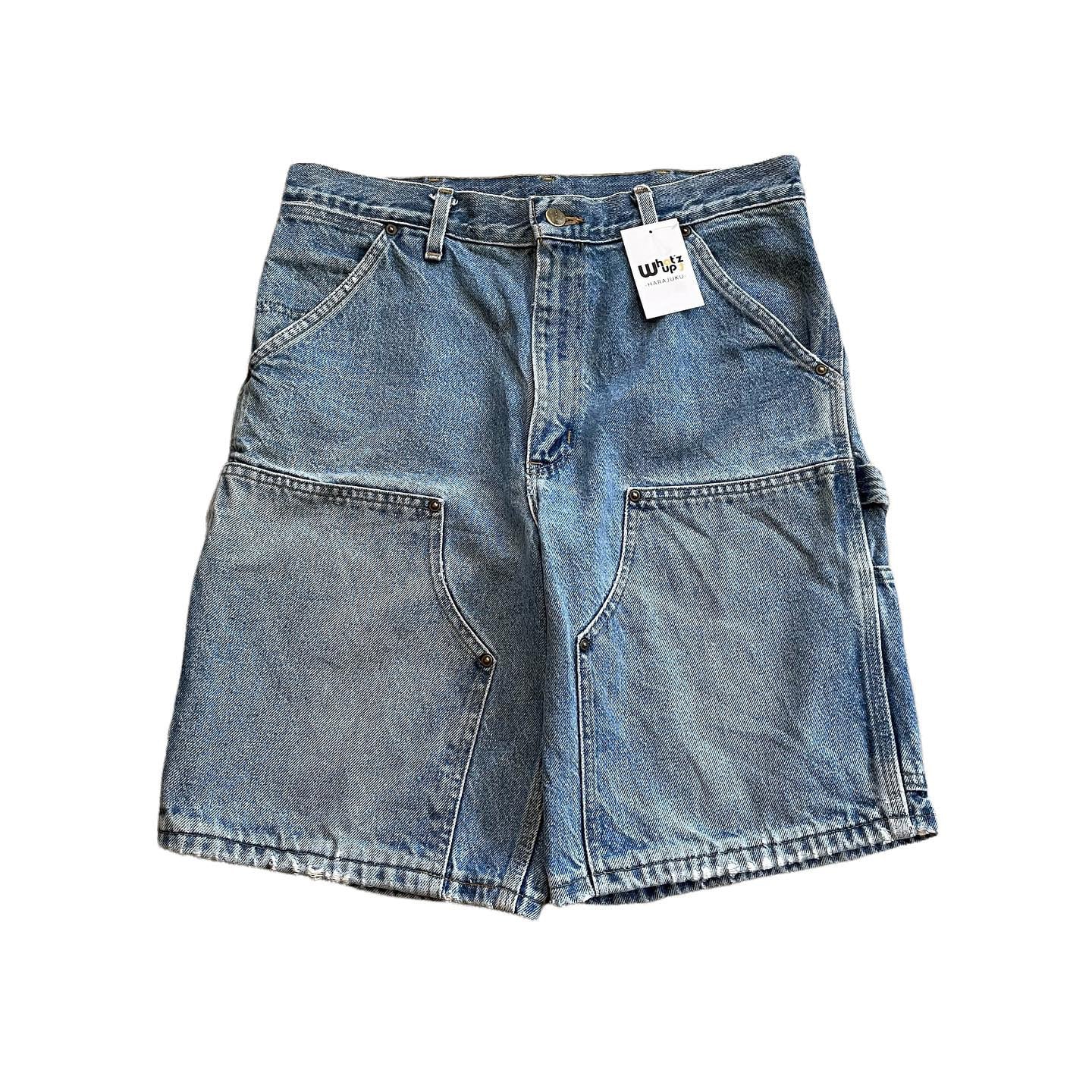 90s carhartt double knee denim shorts | What'z up