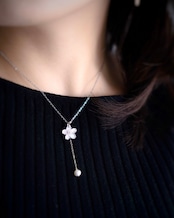 桜と一滴　necklace