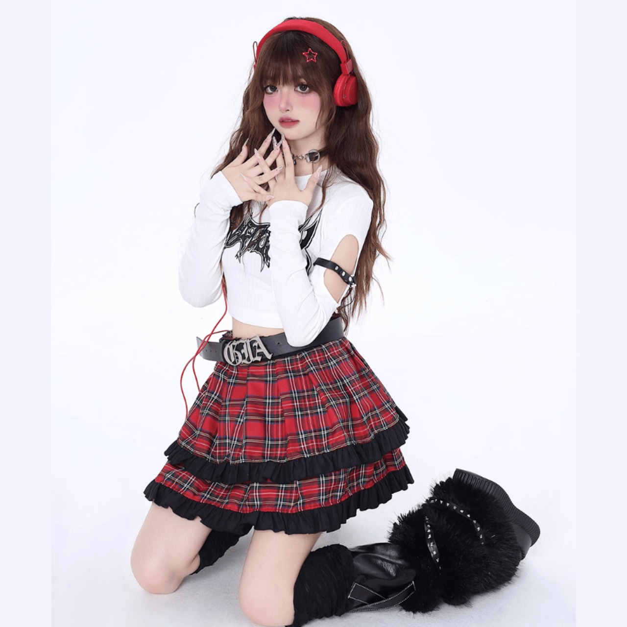 未使用 DimMoire PUNK フリル ミニスカート（DimMoire