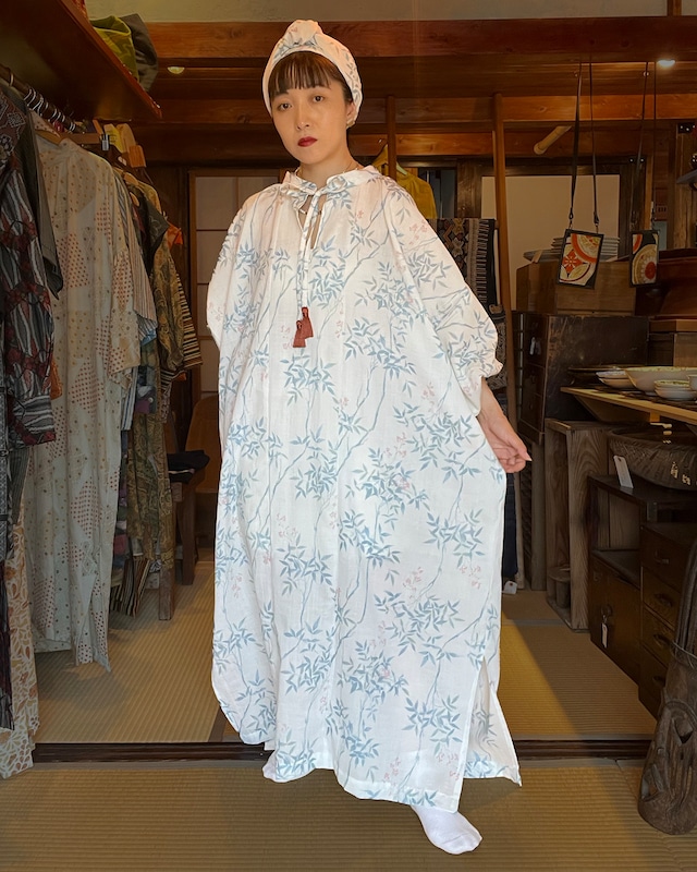 Sheer Linen Long Dress / シースルー 麻 リネン ロングドレス