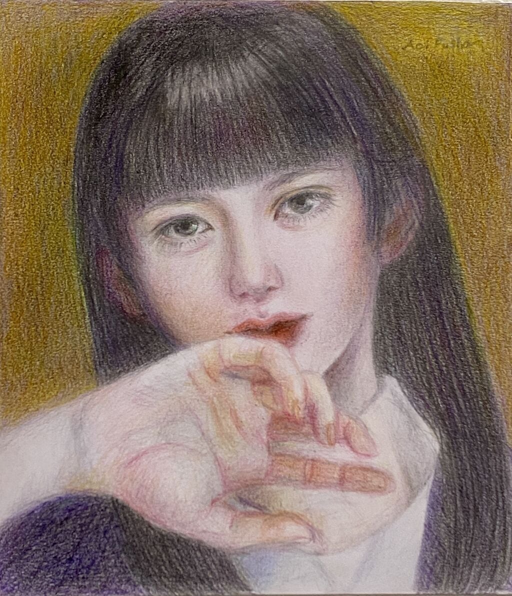 葵風紗 ☆最新作 ☆原画 真作保証 本人出品 オリジナル 油絵 一点物