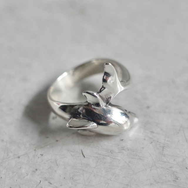 Silversmith Handmade Dolphin Motif Ring SILVER 925