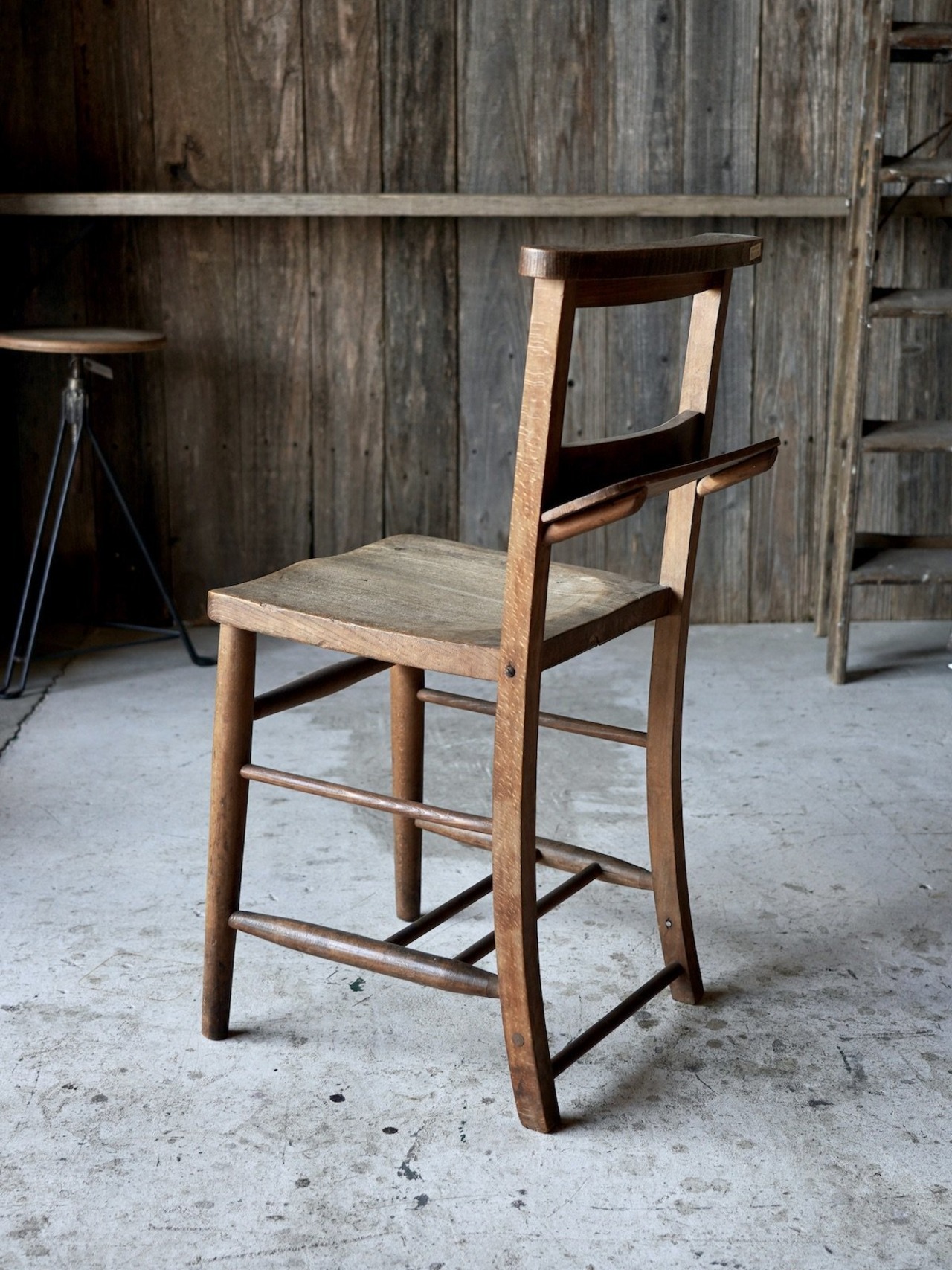 Antique church chair