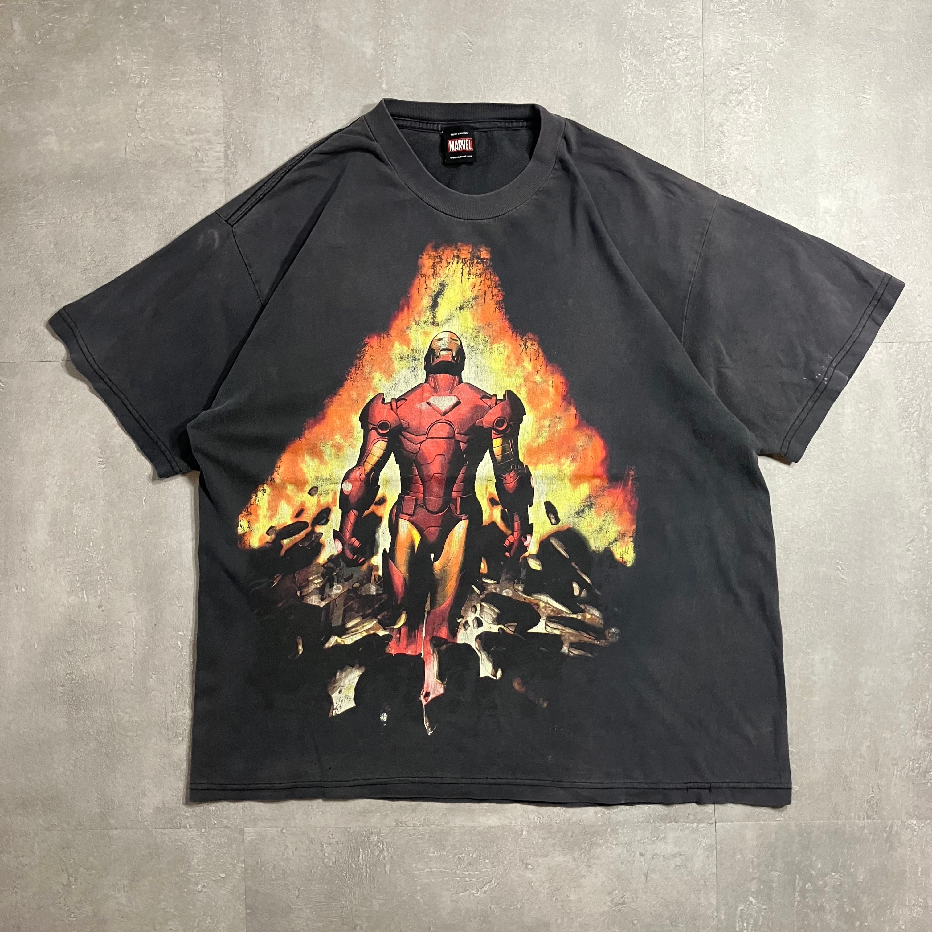 《XL size》MARVEL ironman アイアンマン プリントTシャツ No.3690