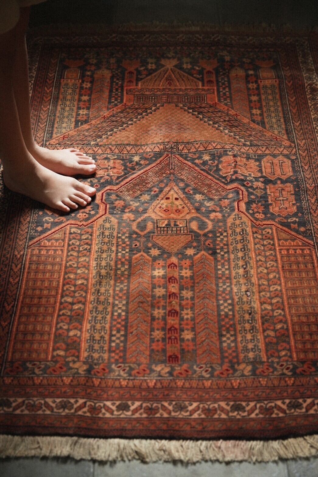 1082 -Vintage Turkmen Ali Khoja rug