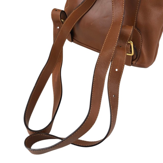 GUCCI グッチ バックパック ブラウン バンブー レザー フロントポケット vintage ヴィンテージ オールド jfzn8g
