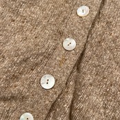 カシミヤ100% Les Copains De Luxe レコパン デラックス ネップ カシミア ウール ニット カーディガン 42 /レディース